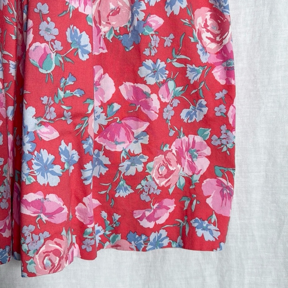 Vintage Laura Ashley Mother and Child Dress Drop Waste Floral Maxi Size 12 - Picture 4 of 12